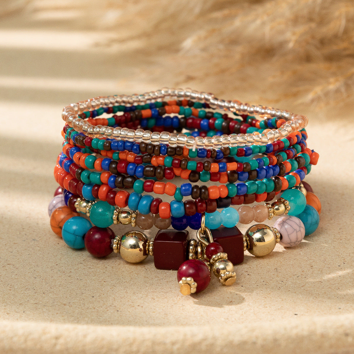 Bracelets hippie multicolore