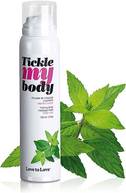 Mousse de Massage Crépitante Tickle My Body Menthe Fraîche 150ML