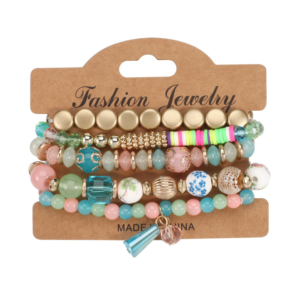 Ensemble de Bracelets Multicolores