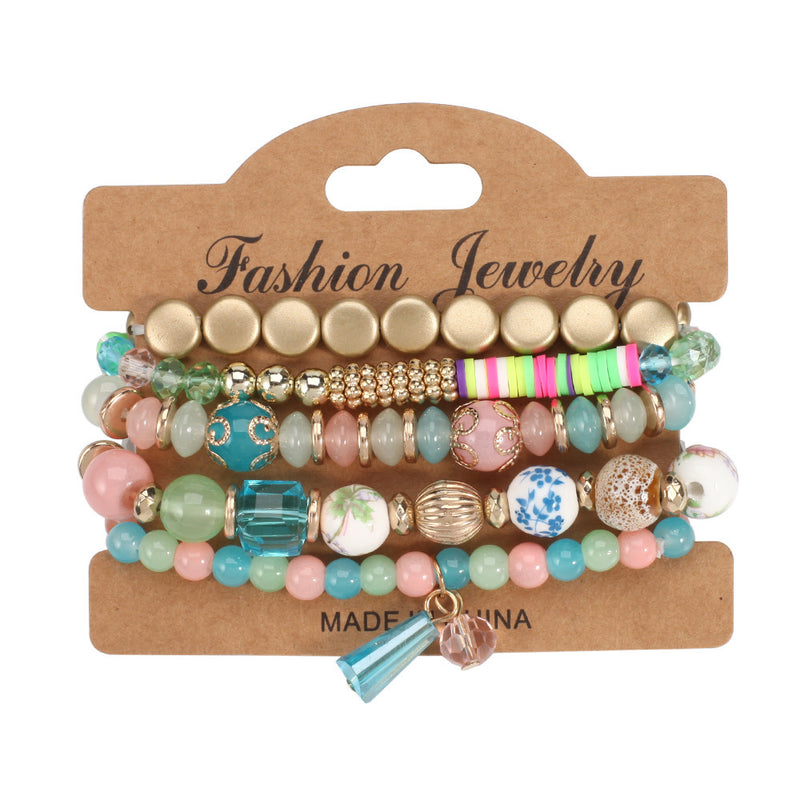 Ensemble de Bracelets Multicolores