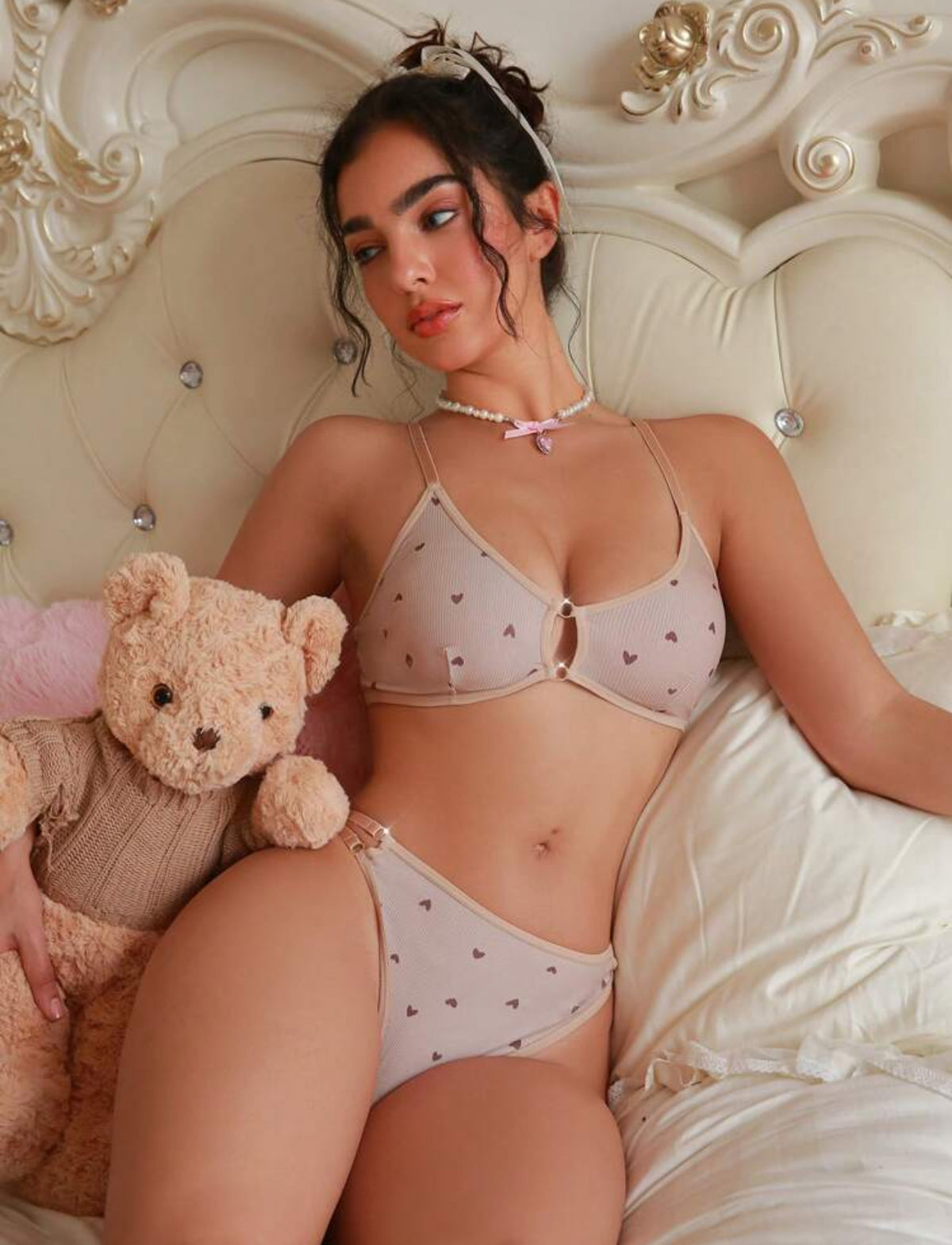 Ensemble lingerie deux pièces Teddy Bear