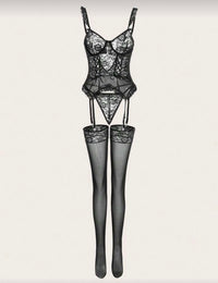 Ensemble lingerie noire Maîtresse