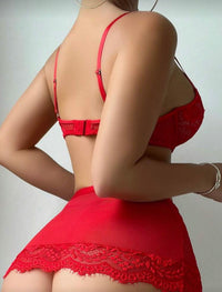 Ensemble Lingerie Red temptation