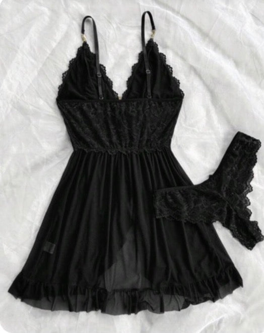 ensemble lingerie deux pièces Aswad
