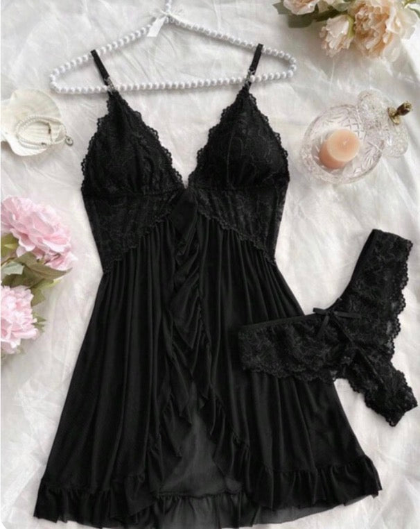 ensemble lingerie deux pièces Aswad