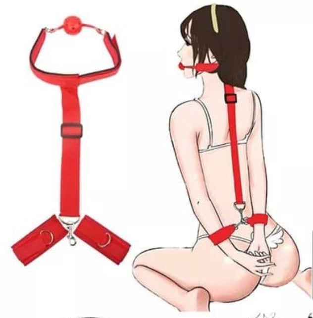 Mini kit de Bondage Rouge